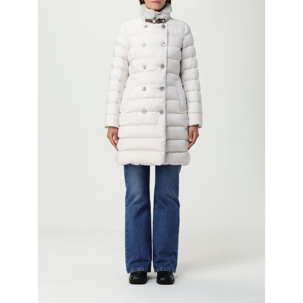 Moorer Coat Woman Ivory